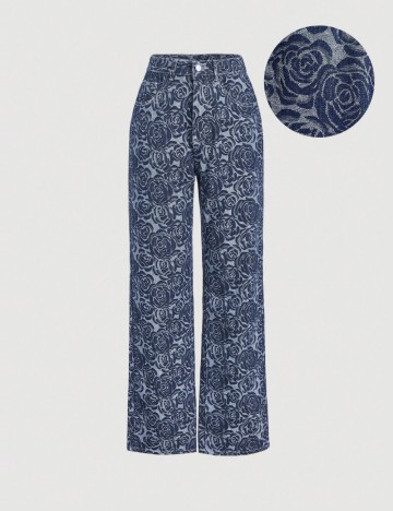 Jeans Shein, albastru