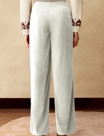 Pantaloni Shein, crem