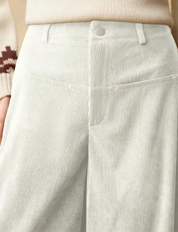 Pantaloni Shein, crem
