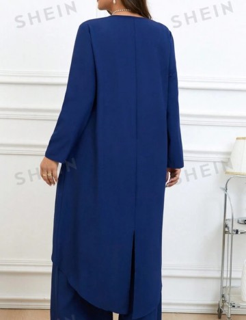 Compleu Shein Curve+, albastru