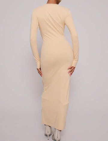Rochie maxi Shein, crem