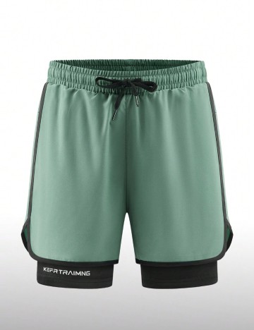 Pantaloni scurți Shein, verde