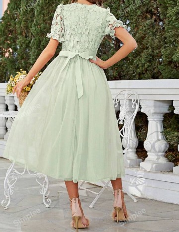 Rochie midi Shein, verde