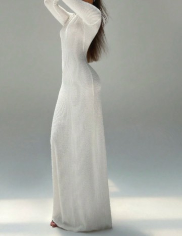 Rochie maxi Shein, alb