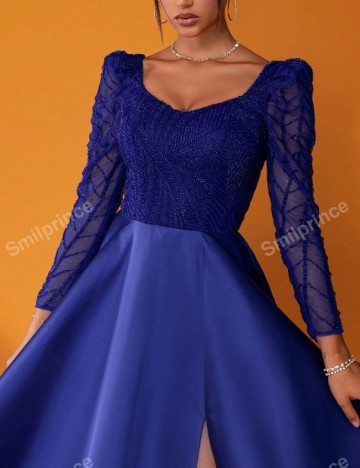 Rochie de ocazie Shein, albastru