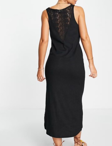Rochie midi ASOS, negru