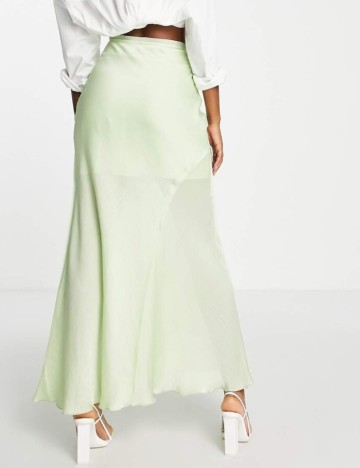 Fustă maxi ASOS, verde