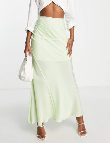 Fustă maxi ASOS, verde