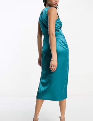 Rochie midi Urban Threads, albastru