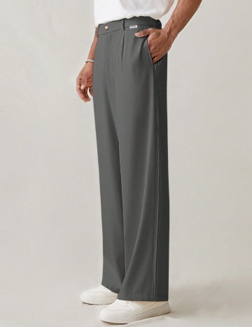 Pantaloni MANFINITY by Shein, gri