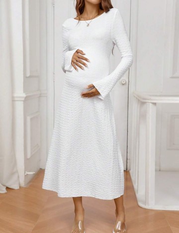 Rochie midi Shein, alb