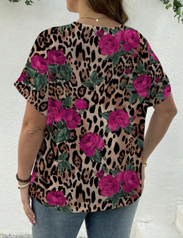 Tricou Shein Curve+, mix culori