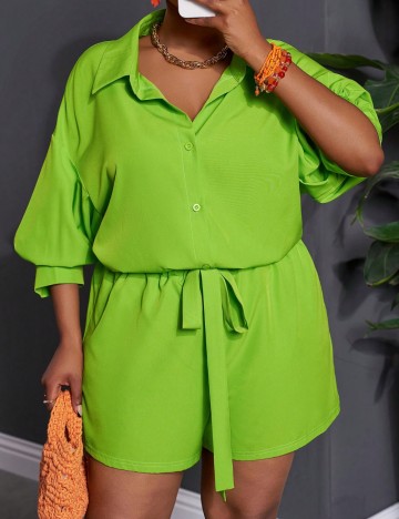 Compleu Shein Curve+, verde