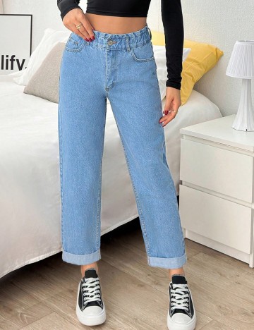 Jeans Shein, albastru