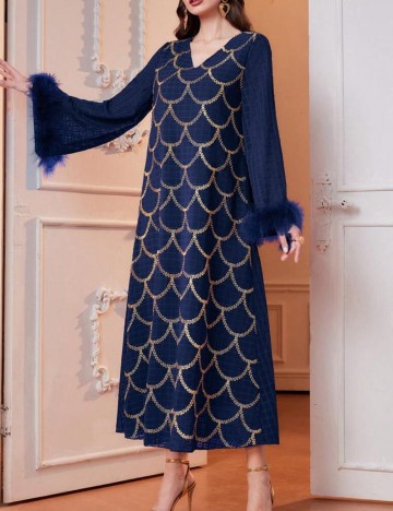 Rochie midi Shein, albastru