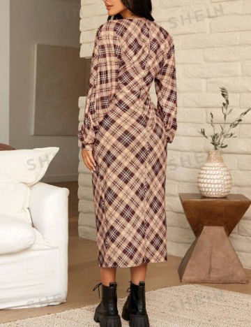 Rochie midi Shein, mix culori
