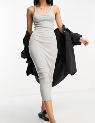 Rochie mini ASOS, gri