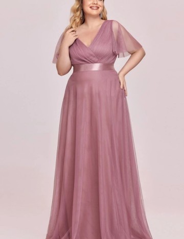 Rochie de ocazie Shein Curve+, mov