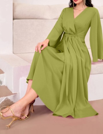 Rochie midi Shein, verde