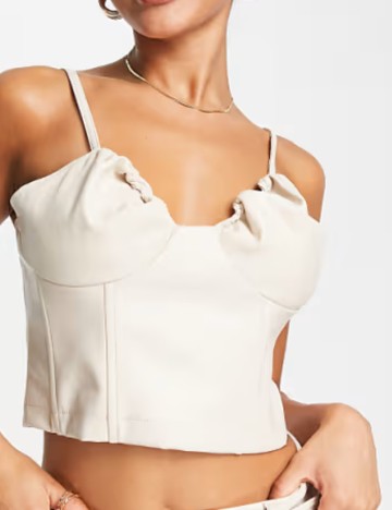 Top Amy Lynn, bej
