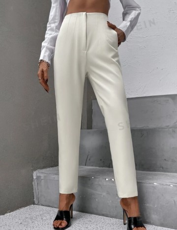 Pantaloni Shein, crem