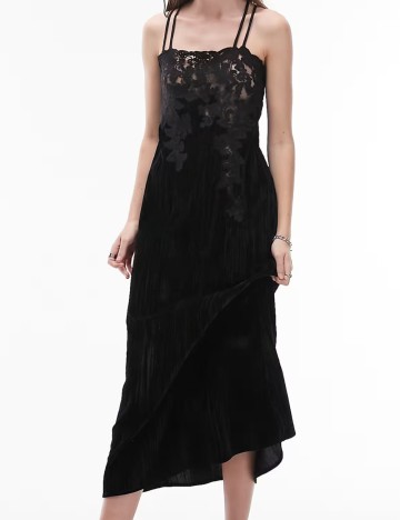 Rochie maxi Topshop, negru