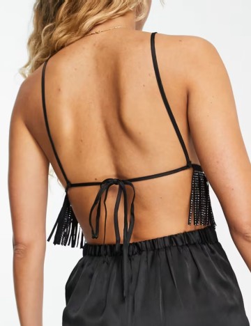 Top ASOS, negru