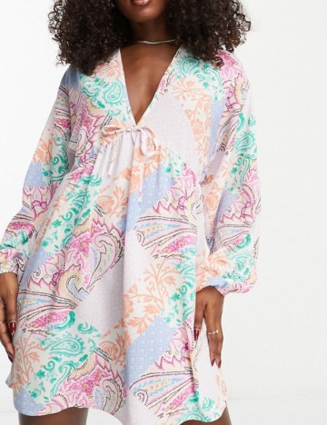 Rochie mini ASOS, mix culori