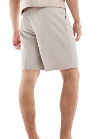Pantaloni scurți ASOS, bej
