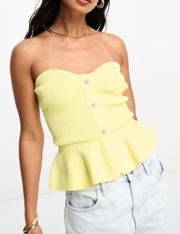 Top River Island, galben