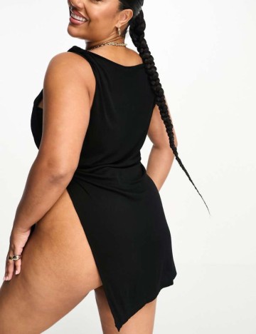 Rochie de plajă ASOS, negru