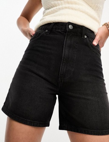 Pantaloni scurți ASOS, negru