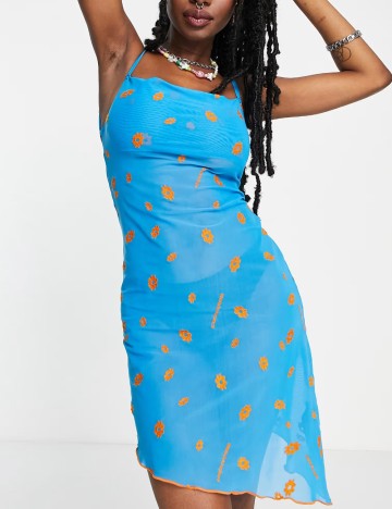 Rochie mini Collusion, albastru
