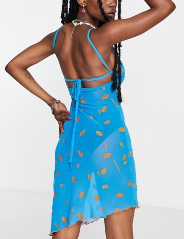 Rochie mini Collusion, albastru