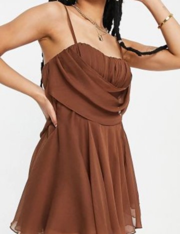 Rochie mini ASOS, maro