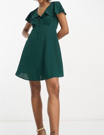 Rochie mini ASOS, verde