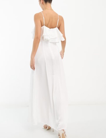 Rochie maxi Vila, alb
