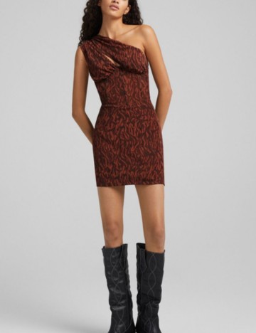 Rochie mini Bershka, maro