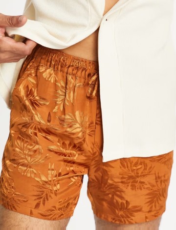 Pantaloni scurți ASOS, cărămiziu