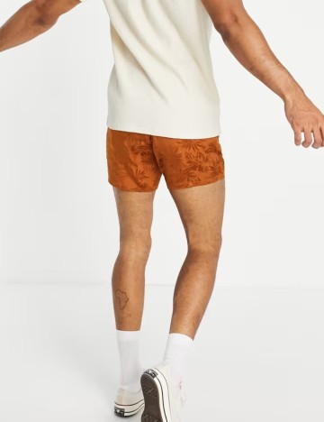 Pantaloni scurți ASOS, cărămiziu