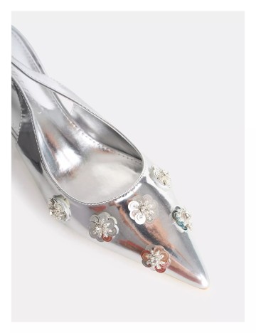 Pantofi cu toc Public Desire, gri