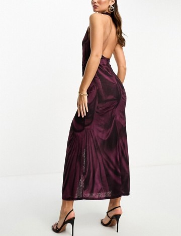Rochie maxi ASOS, mov