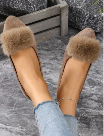 Pantofi Shein, maro