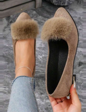 Pantofi Shein, maro