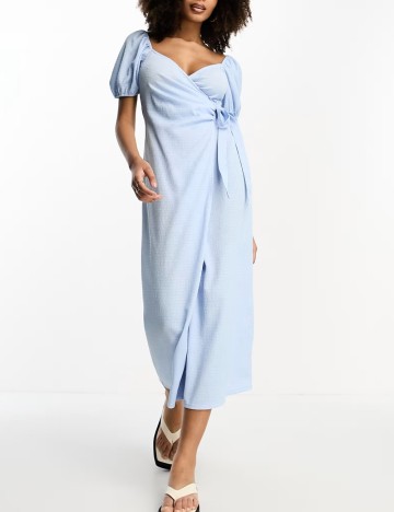 Rochie maxi ASOS, albastru