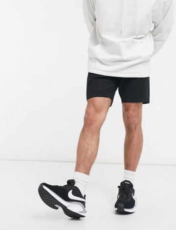 Pantaloni scurți ASOS, negru