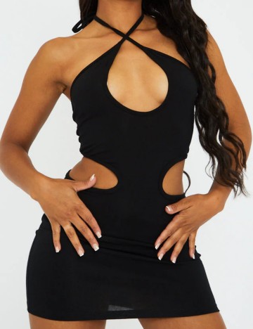Rochie mini Rebellious, negru