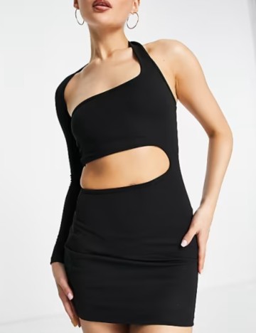 Rochie mini Rebellious, negru