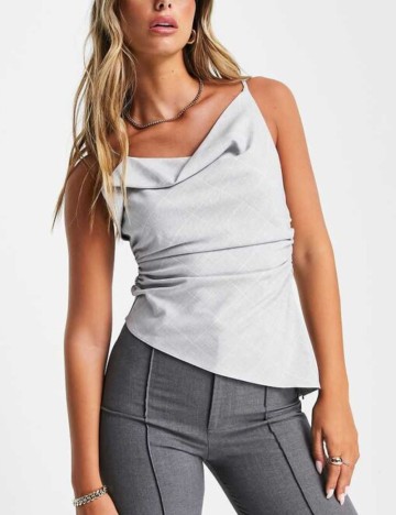 Top Topshop, gri