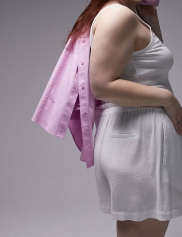 Pantaloni scurți ASOS, alb